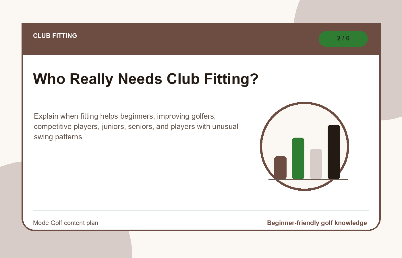 Who Really Needs Club Fitting? illustration