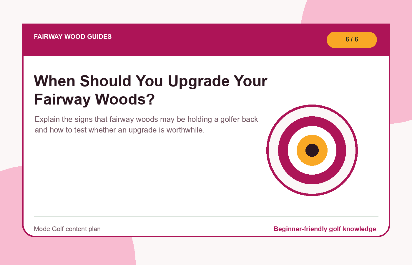 When Should You Upgrade Your Fairway Woods? illustration