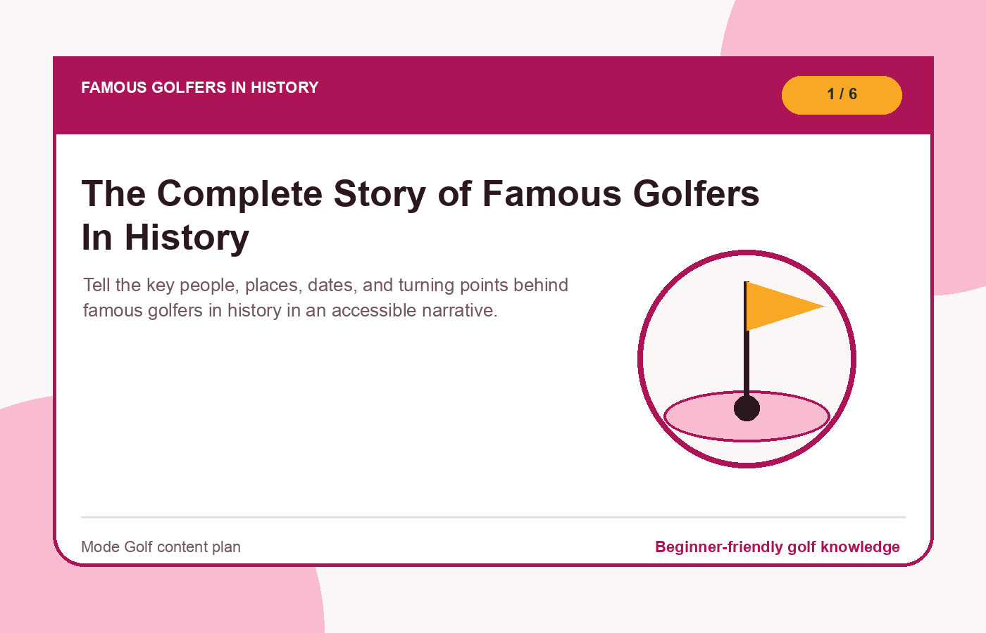 Famous golfers in history