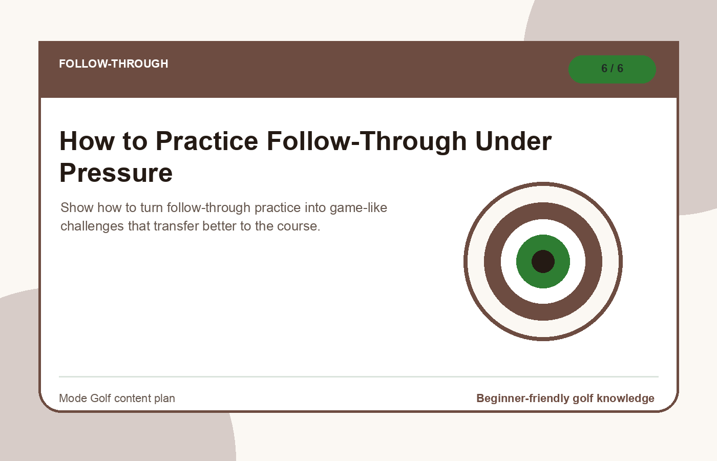 How to Practice Follow-Through Under Pressure illustration