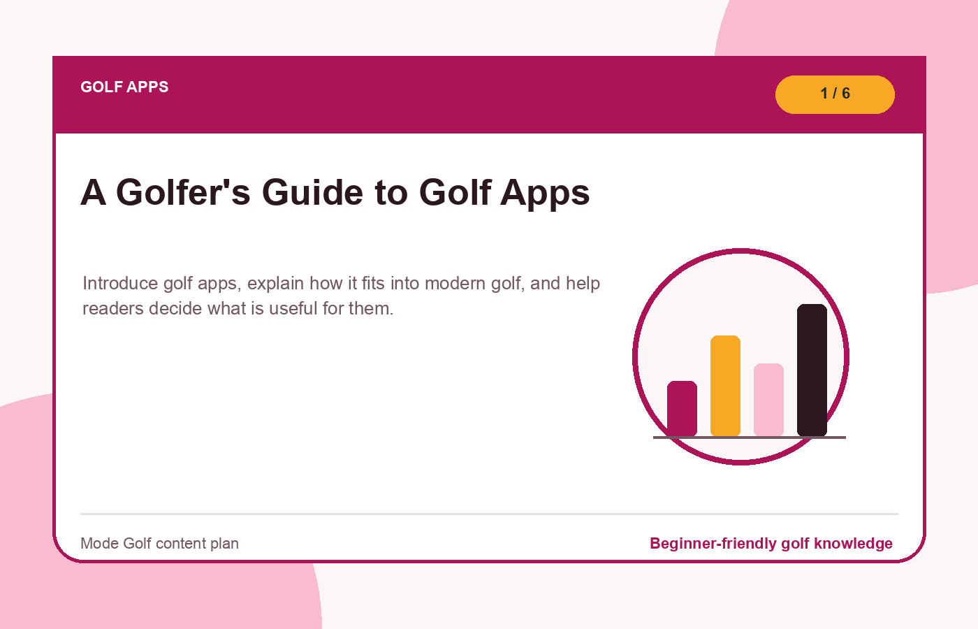 Golf apps