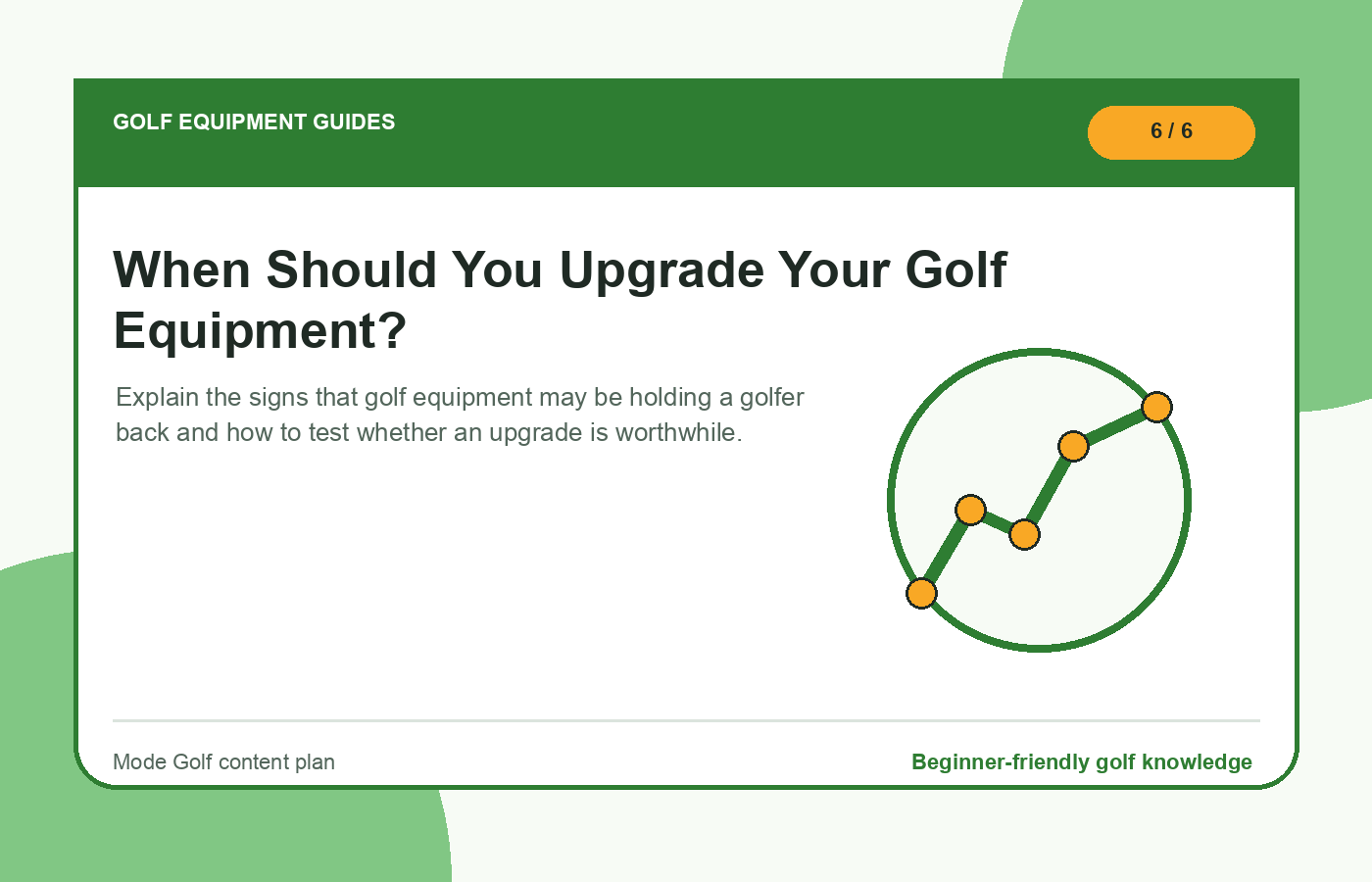 When Should You Upgrade Your Golf Equipment? illustration