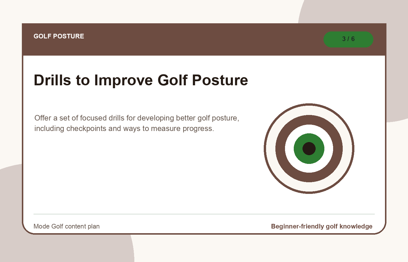 Drills to Improve Golf Posture illustration