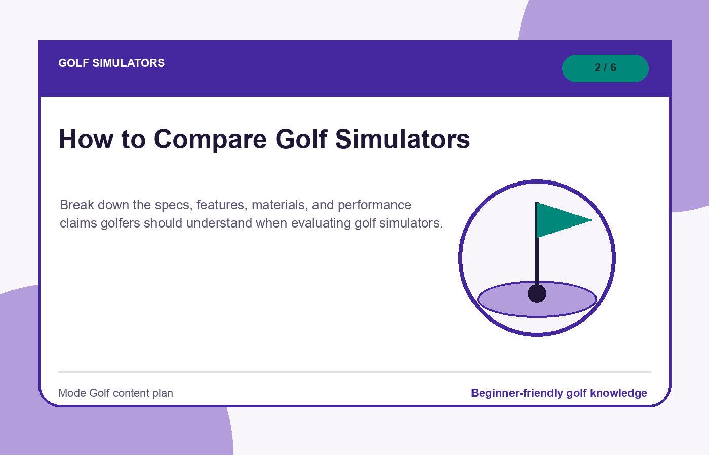 How to Compare Golf Simulators illustration