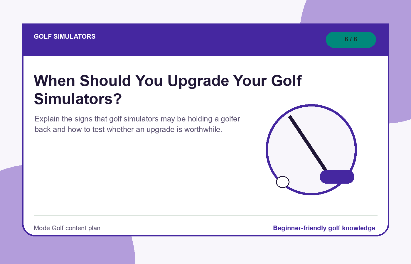 When Should You Upgrade Your Golf Simulators? illustration