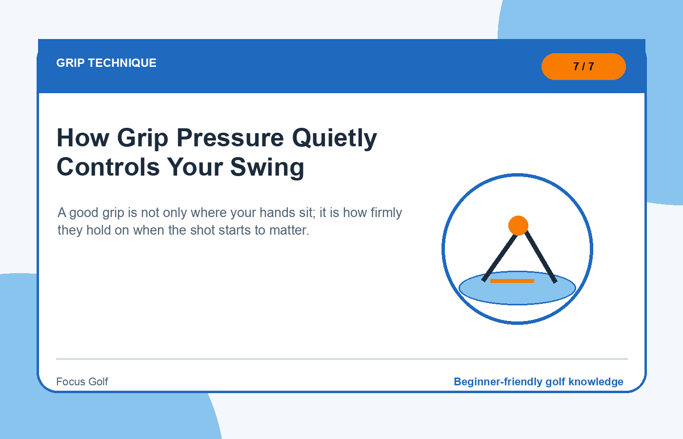 How Grip Pressure Quietly Controls Your Swing illustration