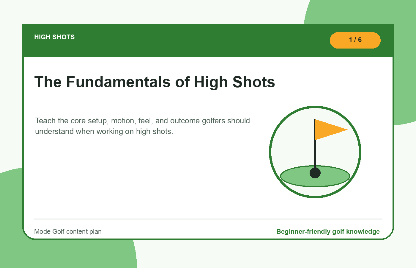 High shots