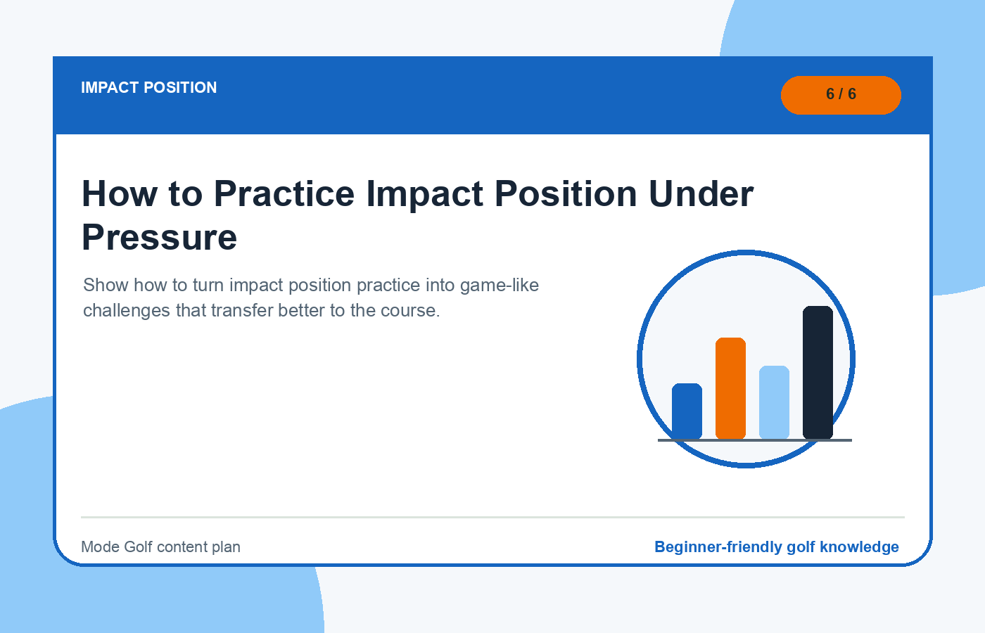 How to Practice Impact Position Under Pressure illustration