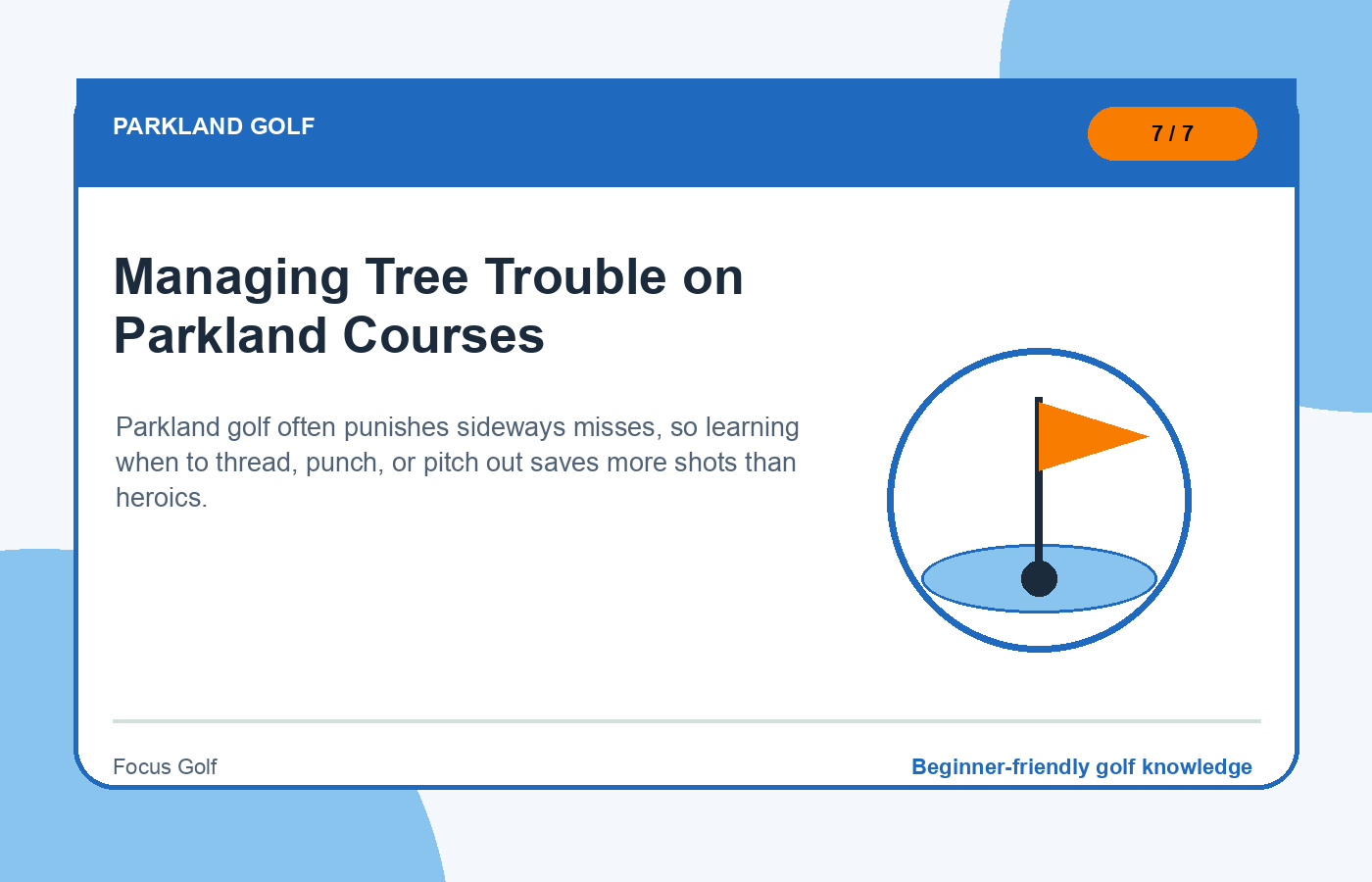 Managing Tree Trouble on Parkland Courses illustration