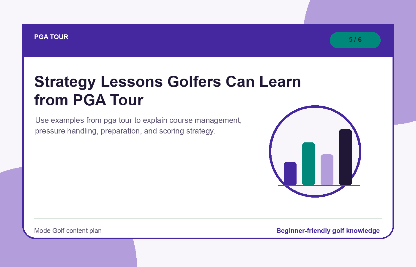 Strategy Lessons Golfers Can Learn from PGA Tour illustration