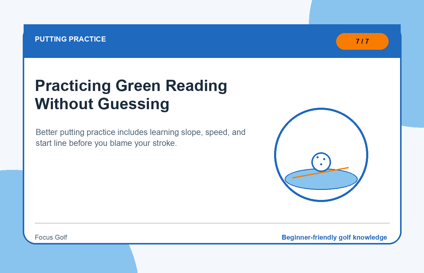 Practicing Green Reading Without Guessing illustration