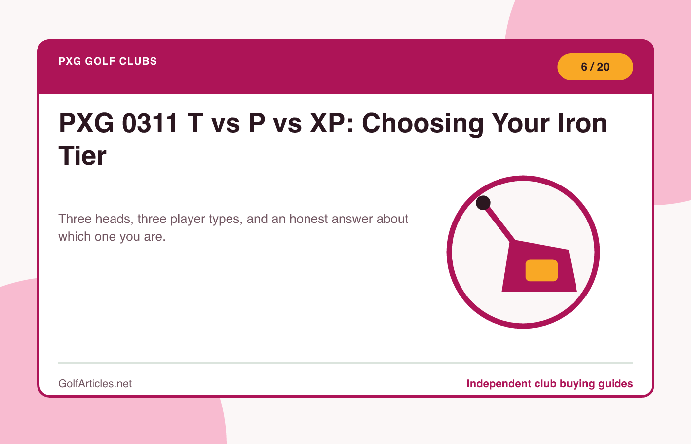 PXG 0311 T vs P vs XP: Choosing Your Iron Tier illustration