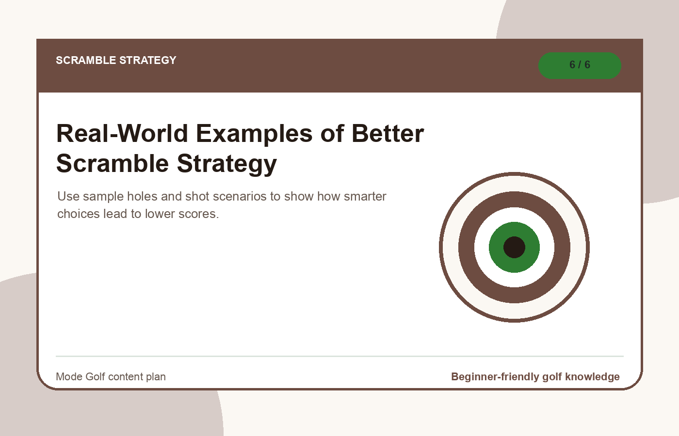 Real-World Examples of Better Scramble Strategy illustration
