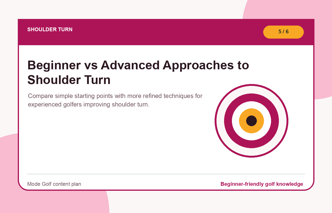 Beginner vs Advanced Approaches to Shoulder Turn illustration