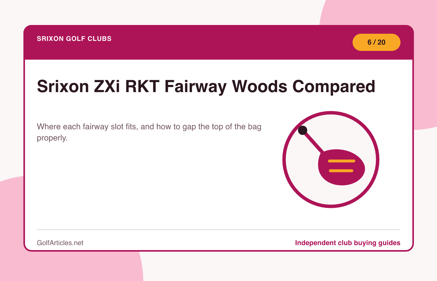 Srixon ZXi RKT Fairway Woods Compared illustration