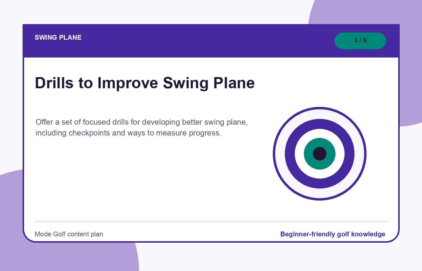 Drills to Improve Swing Plane illustration