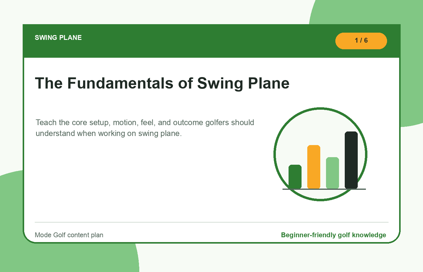 Swing plane