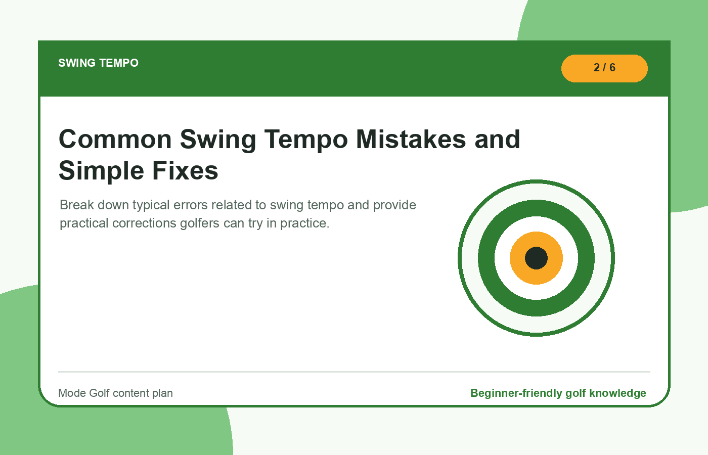 Common Swing Tempo Mistakes and Simple Fixes illustration