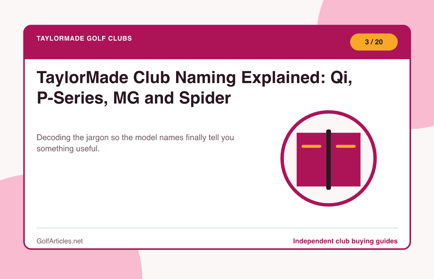 TaylorMade Club Naming Explained: Qi, P-Series, MG and Spider illustration