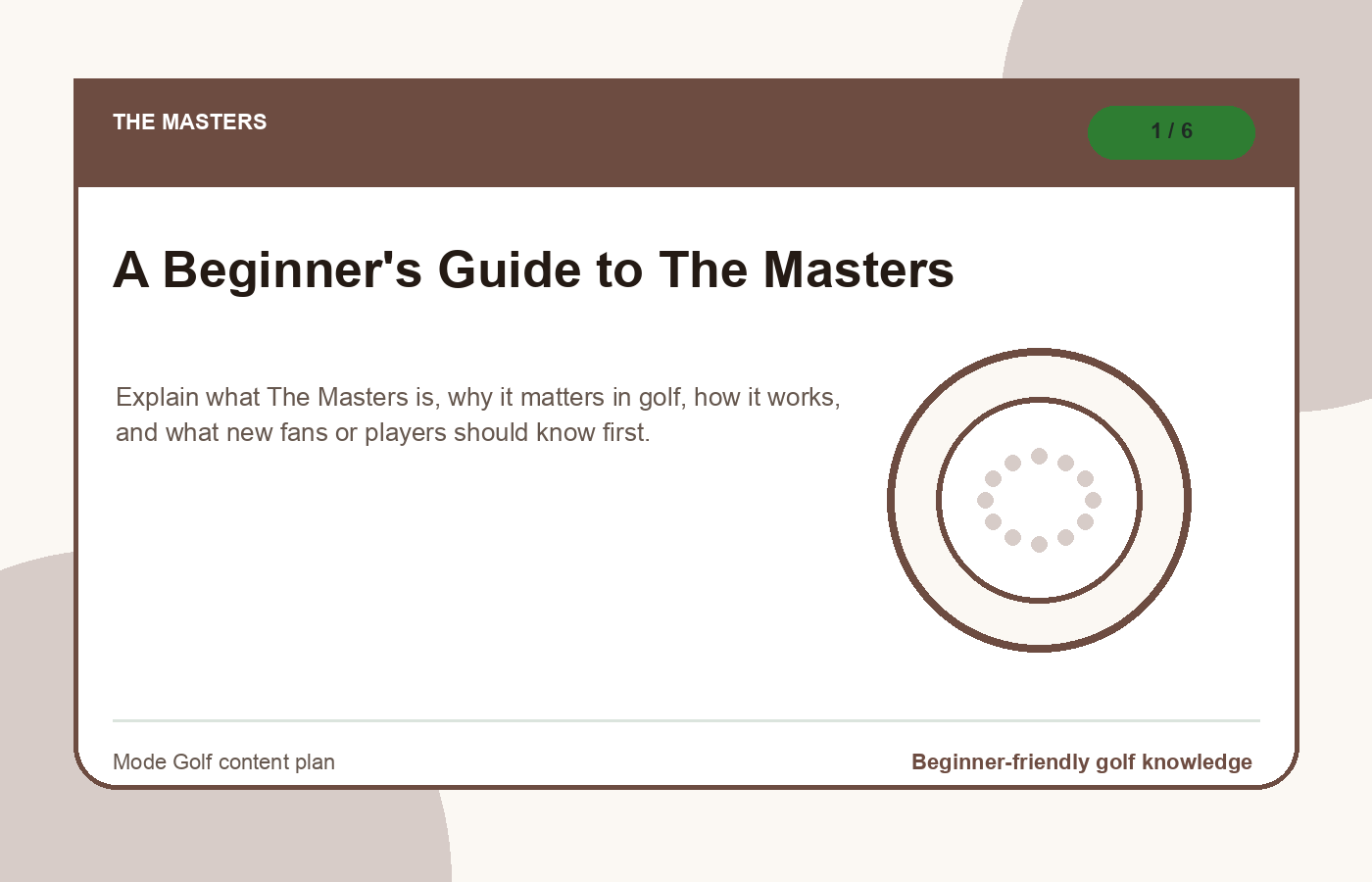 The Masters