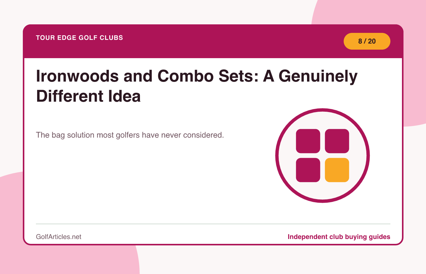 Ironwoods and Combo Sets: A Genuinely Different Idea illustration
